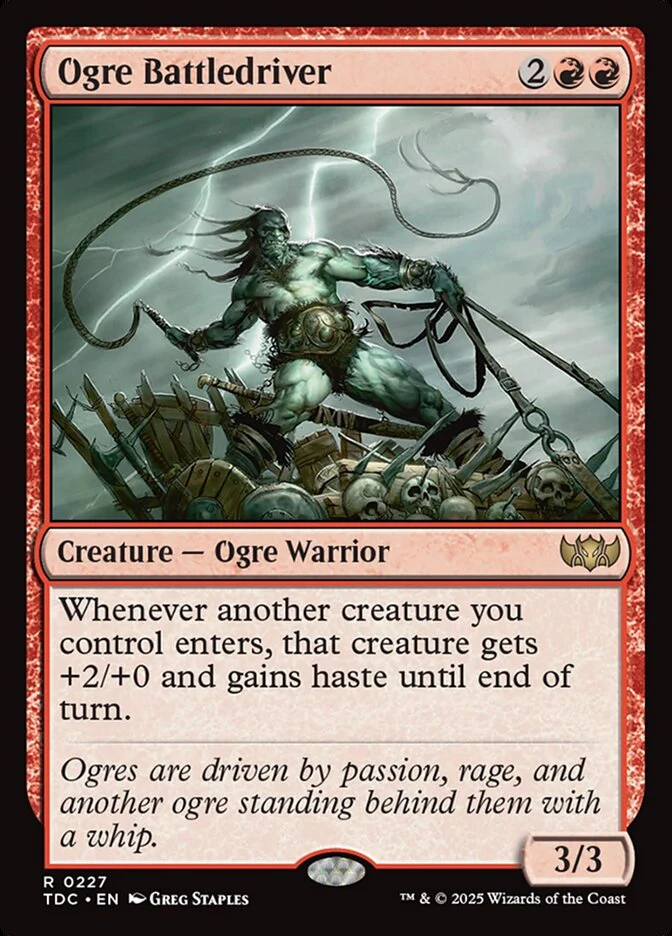 Ogre Battledriver 227/413 (Commander: Tarkir: Dragonstorm)