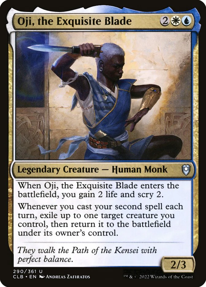 Oji, the Exquisite Blade 290/361 (Commander Legends: Battle for Baldur's Gate)