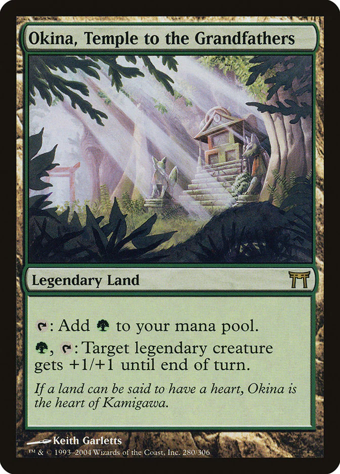 Okina, Temple to the Grandfathers 280/306 (Champions of Kamigawa)  - Foil