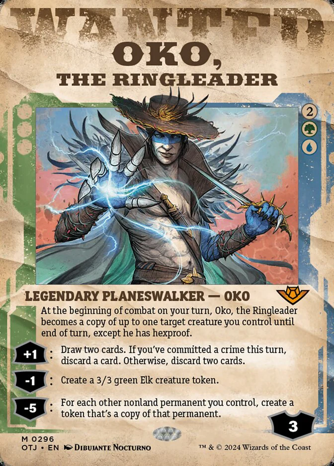 Oko, the Ringleader 296/286 (Outlaws of Thunder Junction)  - Showcase Foil