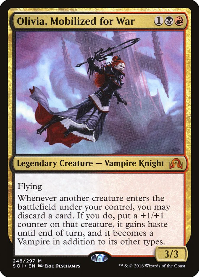 Olivia, Mobilized for War 248/297 (Shadows over Innistrad)