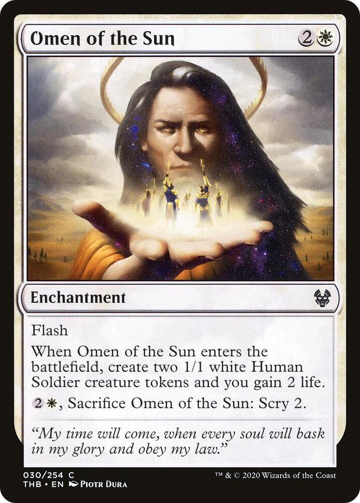 Omen of the Sun 30/254 (Theros Beyond Death)