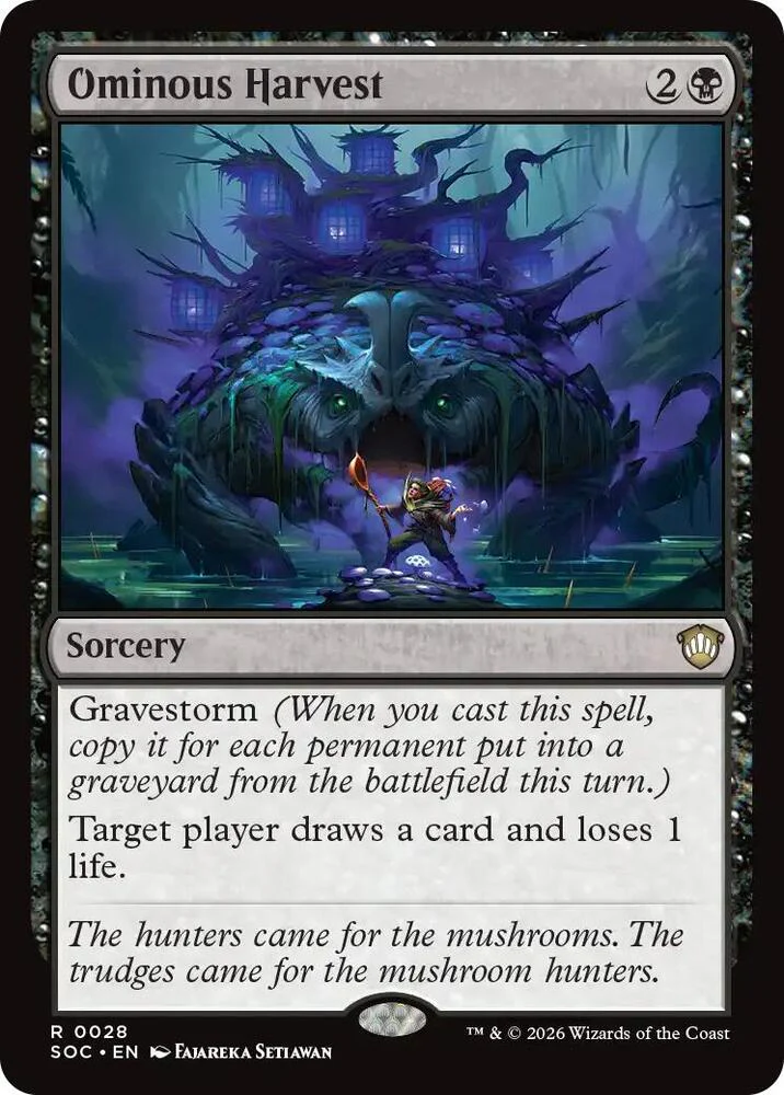 Ominous Harvest 28 (Commander: Secrets of Strixhaven)