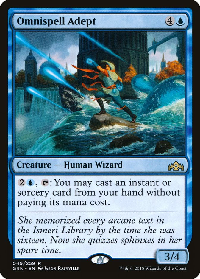 Omnispell Adept 49/259 (Guilds of Ravnica) - Foil