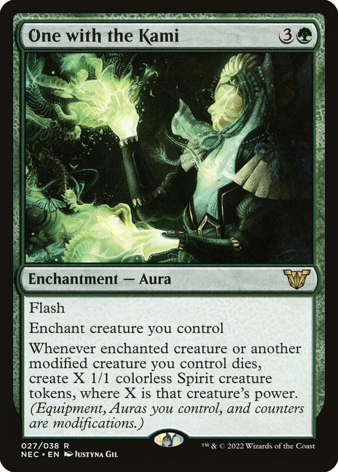 One with the Kami 27/38 (Commander: Kamigawa: Neon Dynasty)