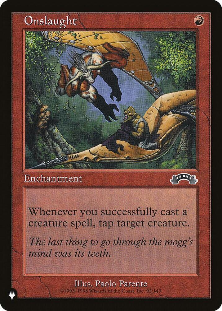 Onslaught EXO-92/5075 (The List Reprints)