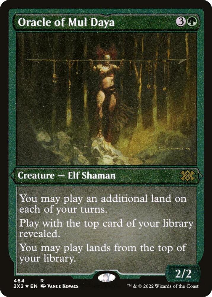 Oracle of Mul Daya Foil Etched 464 (Double Masters 2022)  - Foil