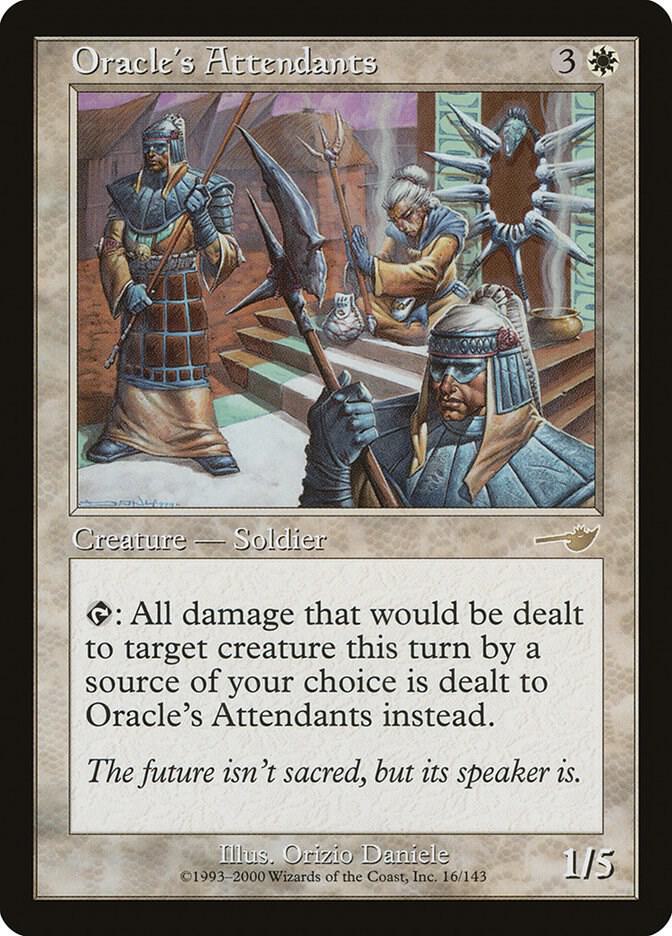 Oracle's Attendants 16/143 (Nemesis)  - Foil
