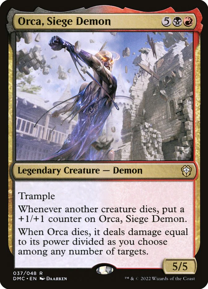 Orca, Siege Demon 37 (Commander: Dominaria United)  - Foil