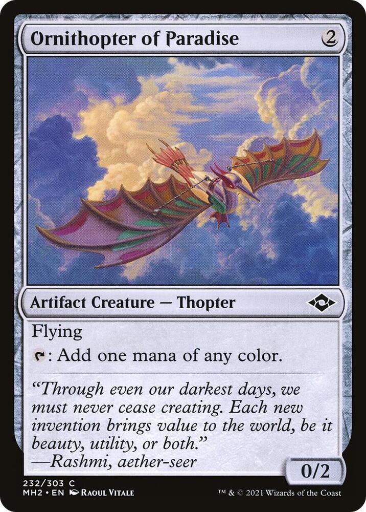 Ornithopter of Paradise 232 (Modern Horizons 2)  - Foil