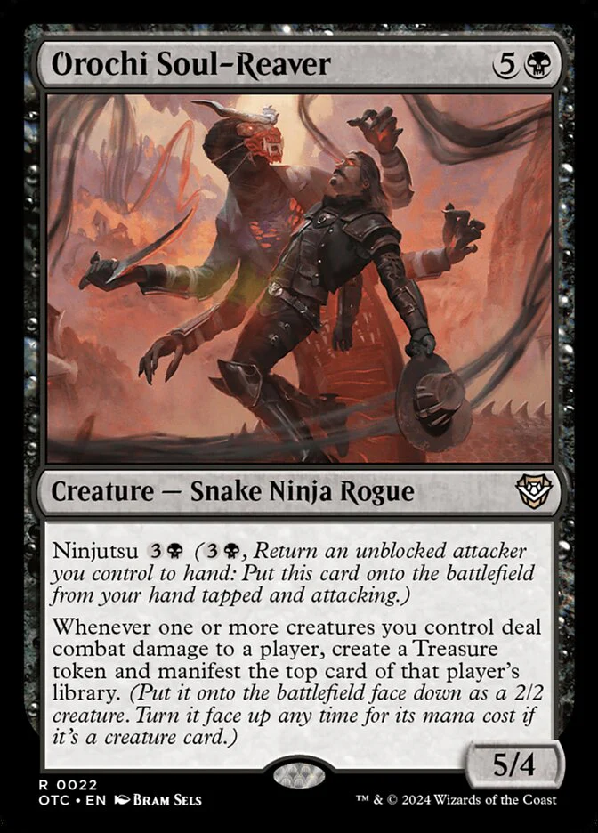 Orochi Soul-Reaver 22/342 (Commander: Outlaws of Thunder Junction)