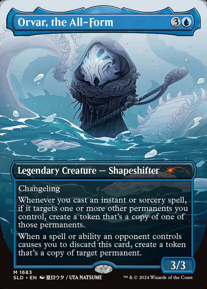 Orvar, the All-Form 1683/1 (Secret Lair Drop Series)  - Borderless Rainbow Foil