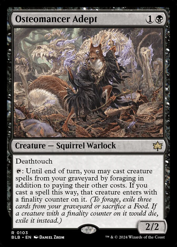 Osteomancer Adept 103 (Bloomburrow)