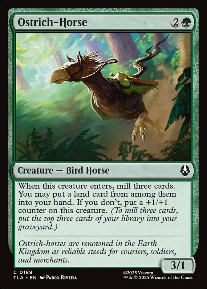 Ostrich-Horse 188 (Avatar: The Last Airbender)  - Foil