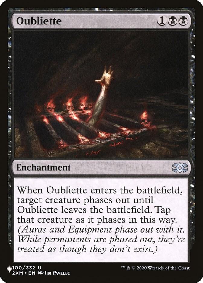 Oubliette 2XM-100/5075 (The List Reprints)