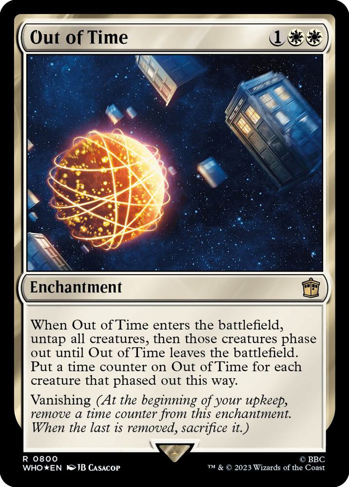Out of Time 800/331 (Universes Beyond: Doctor Who)  - Surge Foil