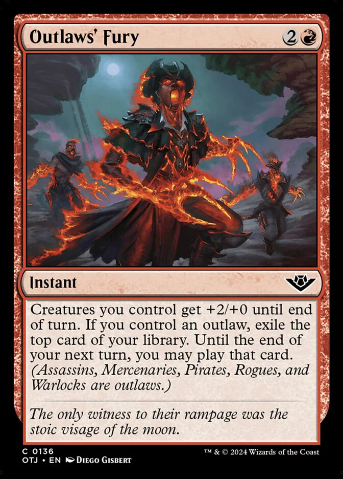 Outlaws' Fury 136/286 (Outlaws of Thunder Junction)