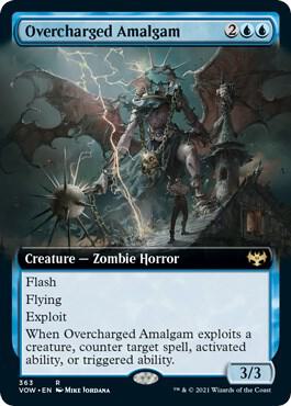 Overcharged Amalgam Extended Art 363/277 (Innistrad: Crimson Vow)