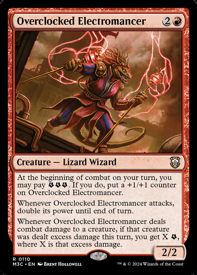 Overclocked Electromancer 110/411 (Commander: Modern Horizons 3)