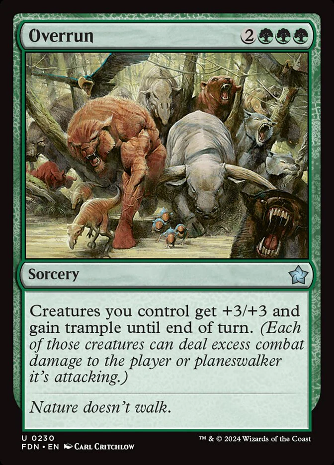 Overrun 230 (Foundations)  - Foil