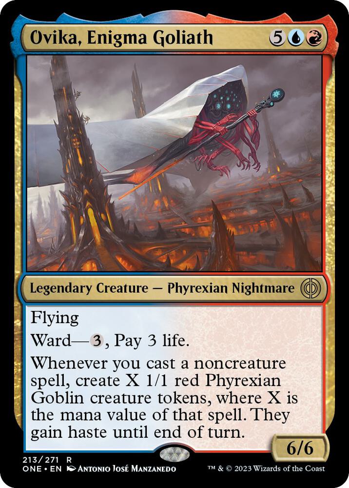 Ovika, Enigma Goliath 213/271 (Phyrexia: All Will Be One)