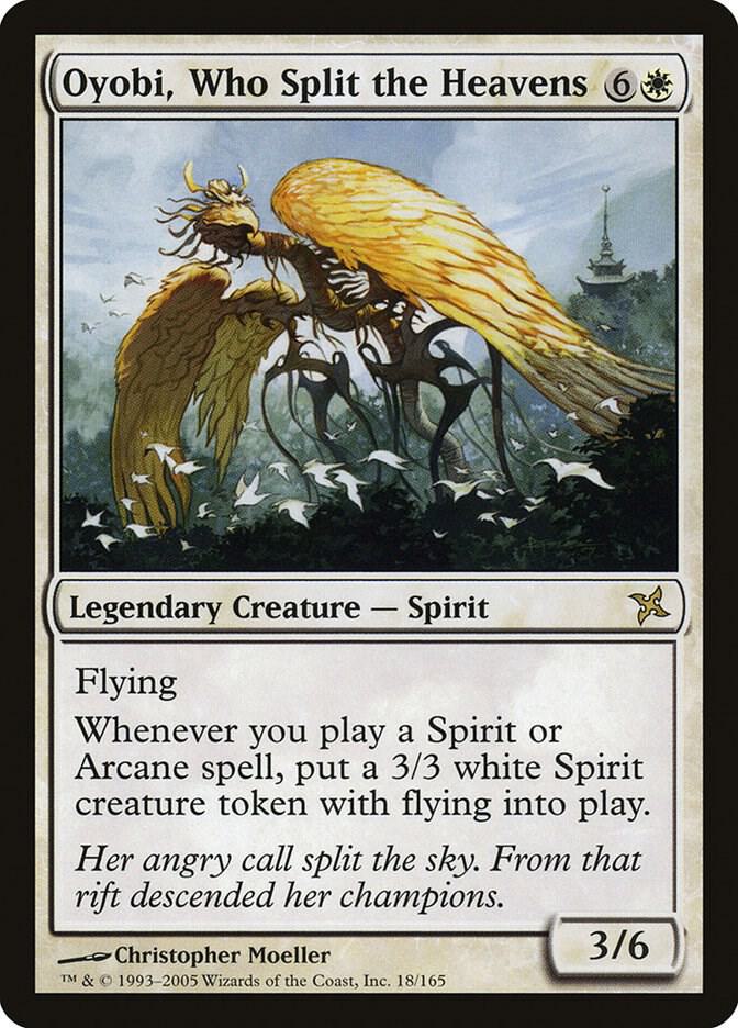 Oyobi, Who Split the Heavens 18/165 (Betrayers of Kamigawa)  - Foil
