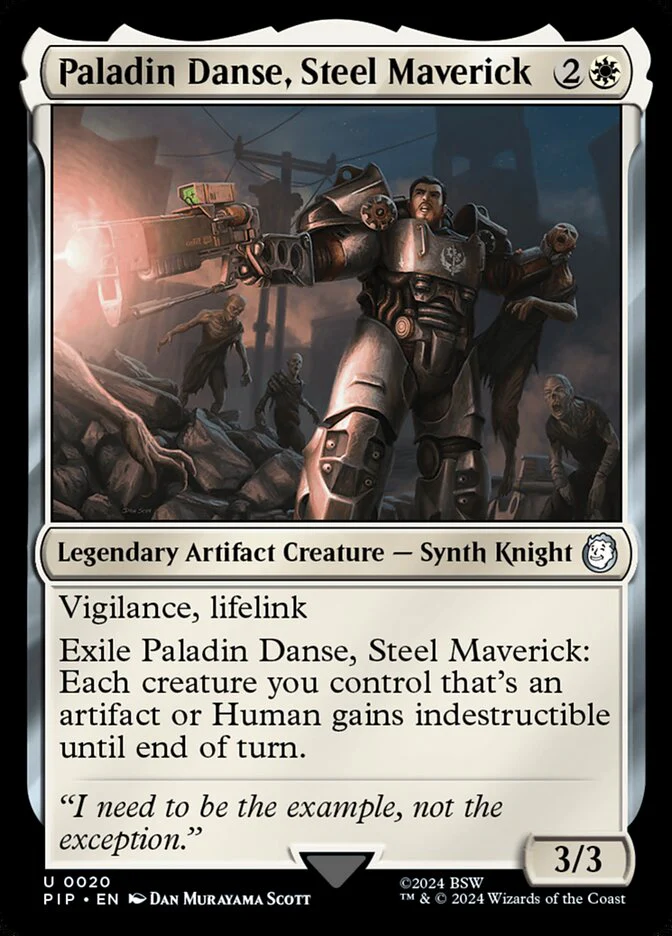 Paladin Danse, Steel Maverick 20/326 (Universes Beyond: Fallout)