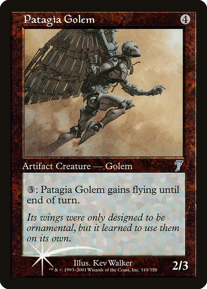 Patagia Golem 310★/350 (7th Edition)  - Foil