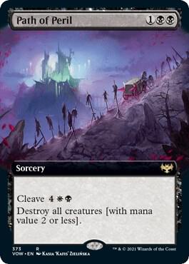 Path of Peril Extended Art 373/277 (Innistrad: Crimson Vow)  - Foil
