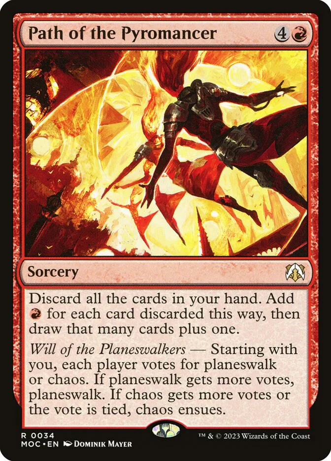 Path of the Pyromancer 34/444 (Commander: March of the Machine)
