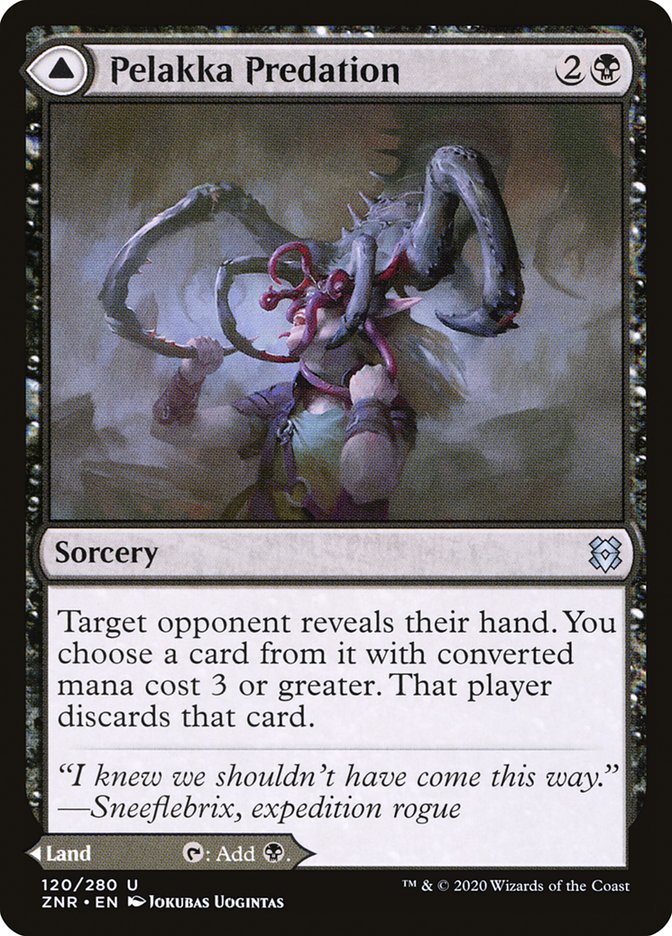 Pelakka Predation // Pelakka Caverns 120/280 (Zendikar Rising)