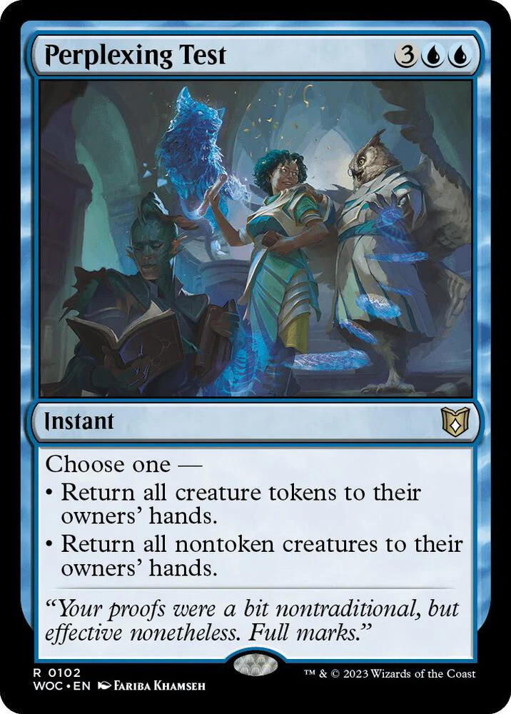 Perplexing Test 102/173 (Commander: Wilds of Eldraine)