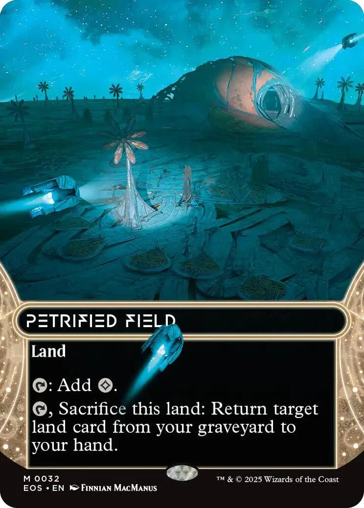 Petrified Field  32/45 (Edge of Eternities: Stellar Sights)  - Borderless