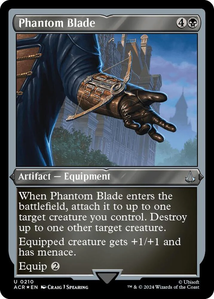 Phantom Blade 210 (Universes Beyond: Assassin's Creed)  - Etched Foil