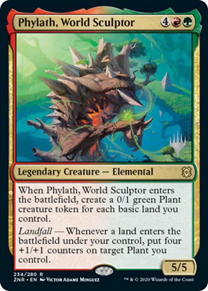 Phylath World Sculptor 234p/169 (Promo Pack: Zendikar Rising)