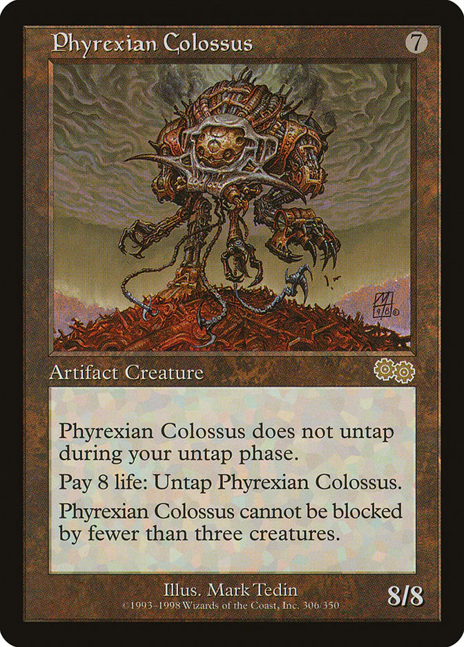 Phyrexian Colossus 305/350 (Urza's Saga)