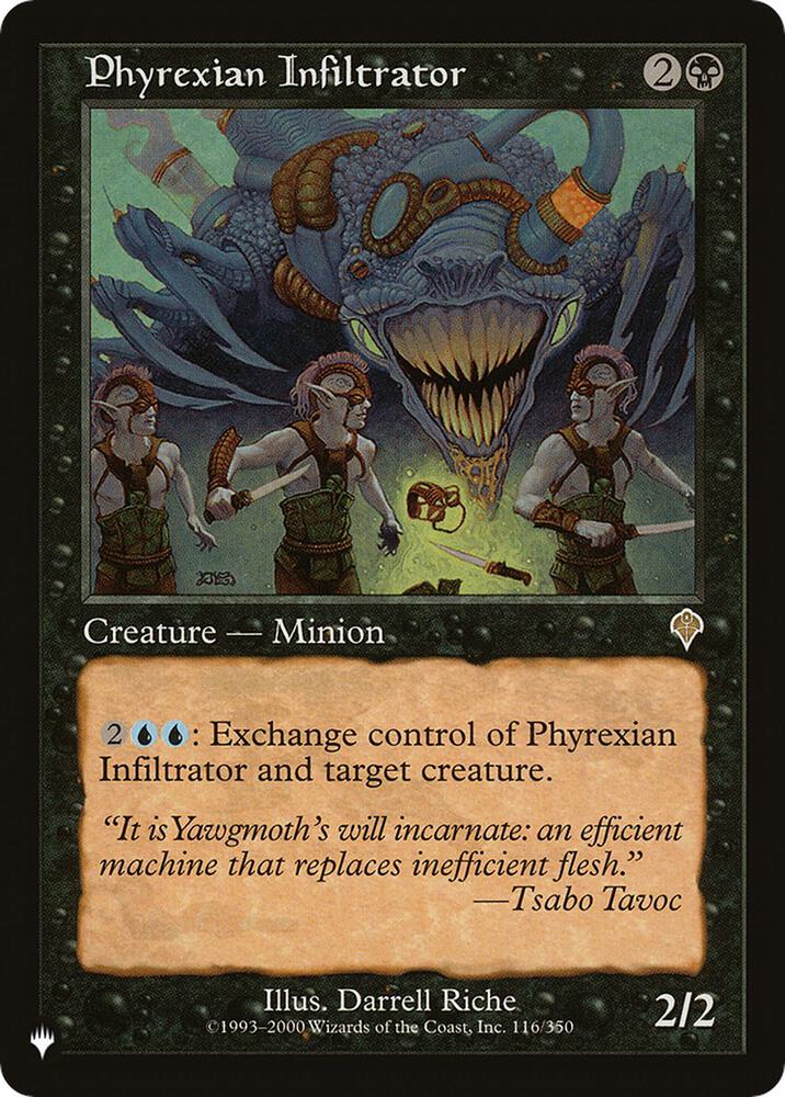 Phyrexian Infiltrator INV-116/5075 (The List Reprints)