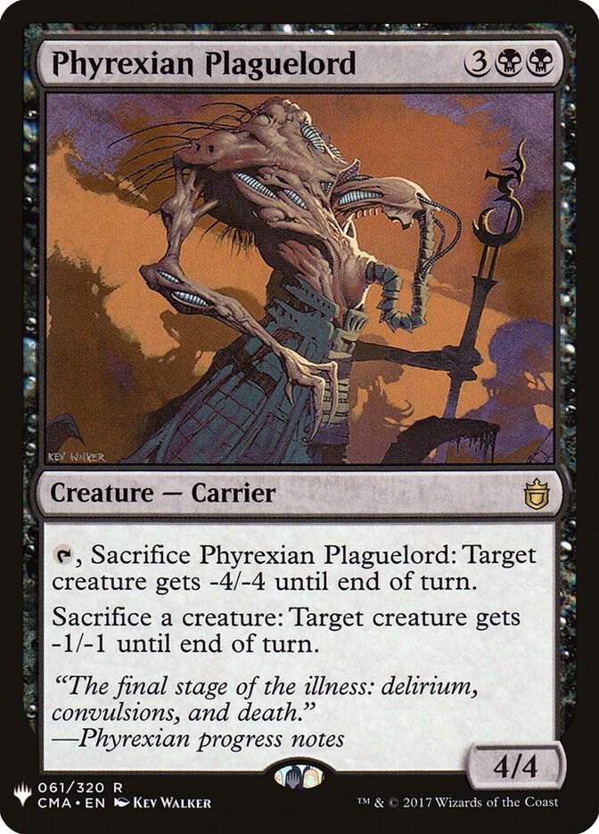 Phyrexian Plaguelord CMA-61/5075 (The List Reprints)