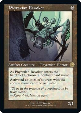 Phyrexian Revoker 40/63 (The Brothers' War: Retro Frame Artifacts)