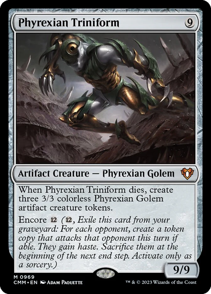 Phyrexian Triniform 969/451 (Commander Masters)