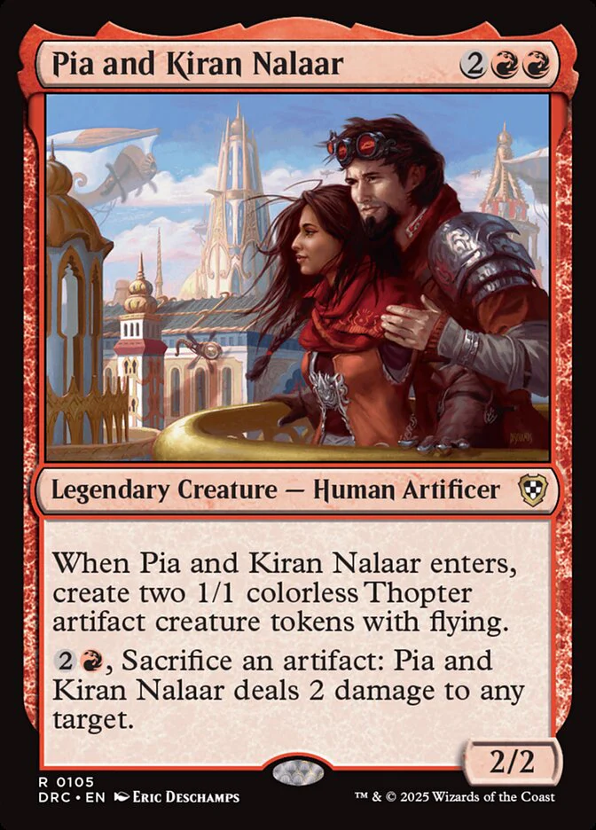 Pia and Kiran Nalaar 105/187 (Commander: Aetherdrift)