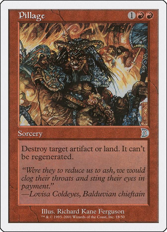 Pillage 18/50 (Deckmasters Garfield vs Finkel)