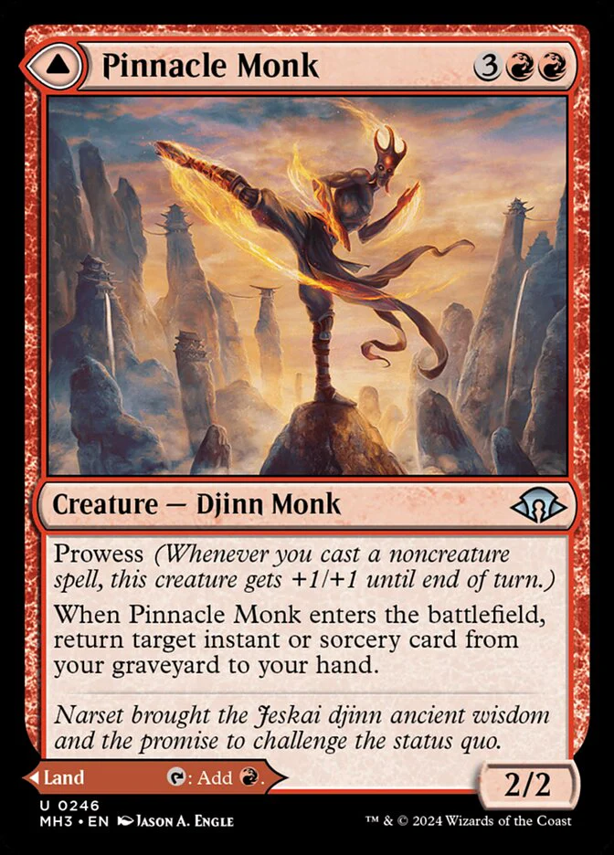 Pinnacle Monk // Mystic Peak 246 (Modern Horizons 3)