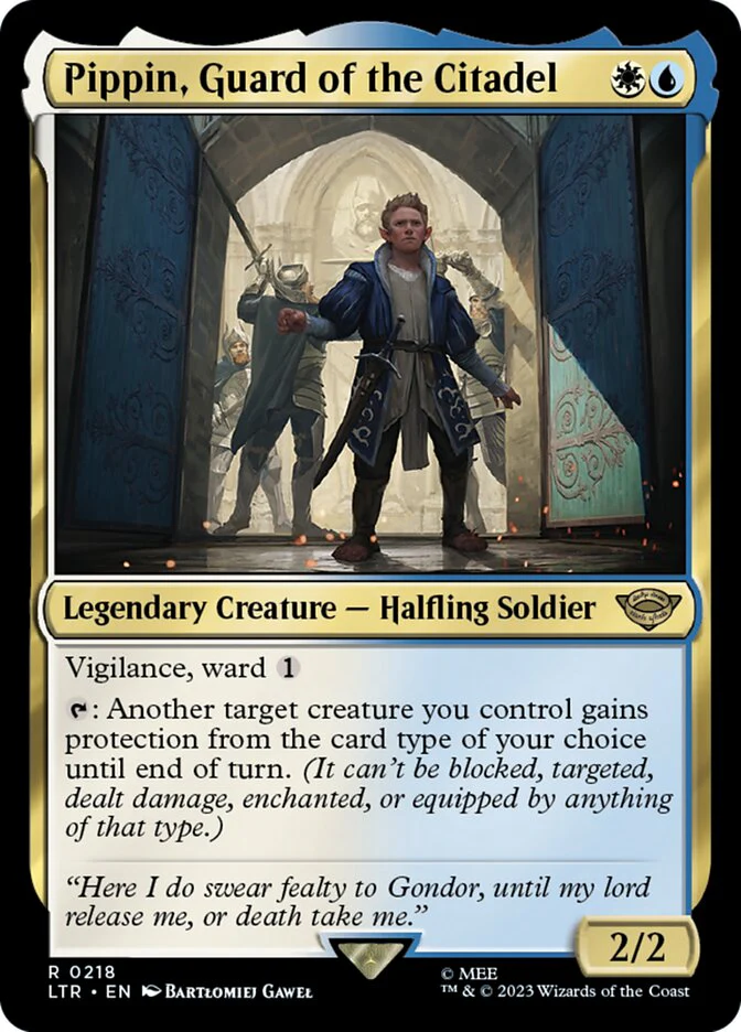 Pippin, Guard of the Citadel 218 (Universes Beyond: The Lord of the Rings: Tales of Middle-earth)