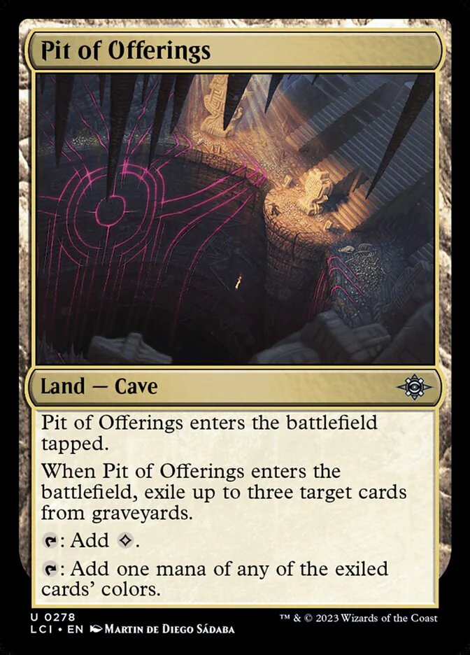 Pit of Offerings 278/291 (The Lost Caverns of Ixalan)  - Foil