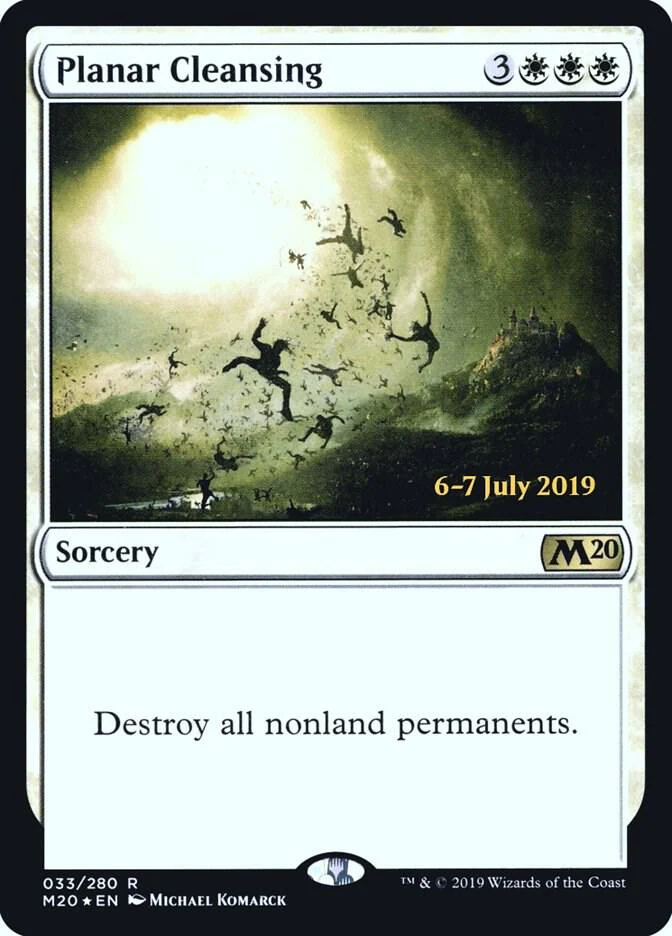 Planar Cleansing 33s/144 (Prerelease Cards)  - Foil