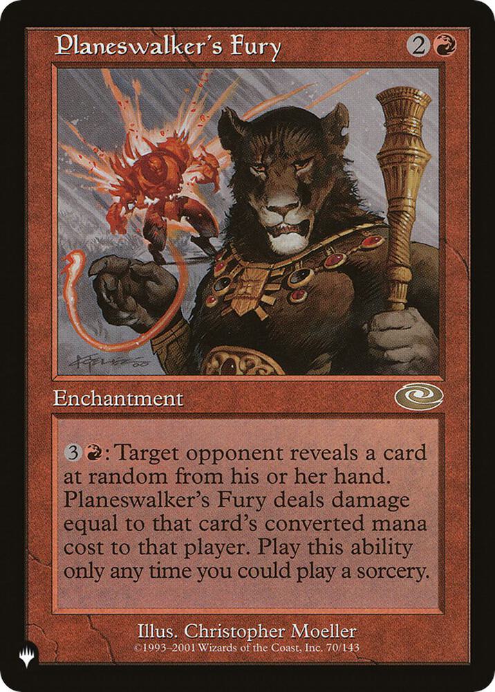 Planeswalkers Fury PLS-70/5075 (The List Reprints)