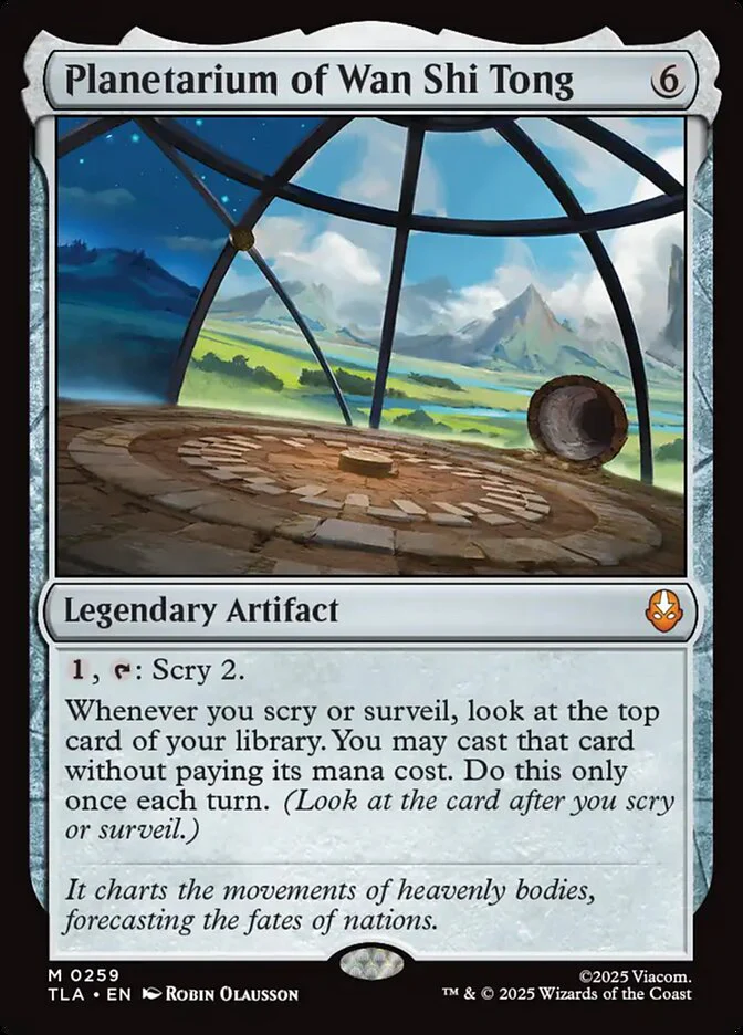 Planetarium of Wan Shi Tong 259/286 (Avatar: The Last Airbender)  - Foil