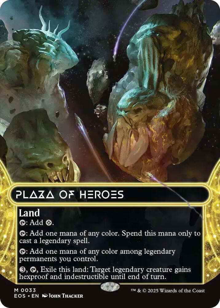 Plaza of Heroes  33/45 (Edge of Eternities: Stellar Sights)  - Borderless