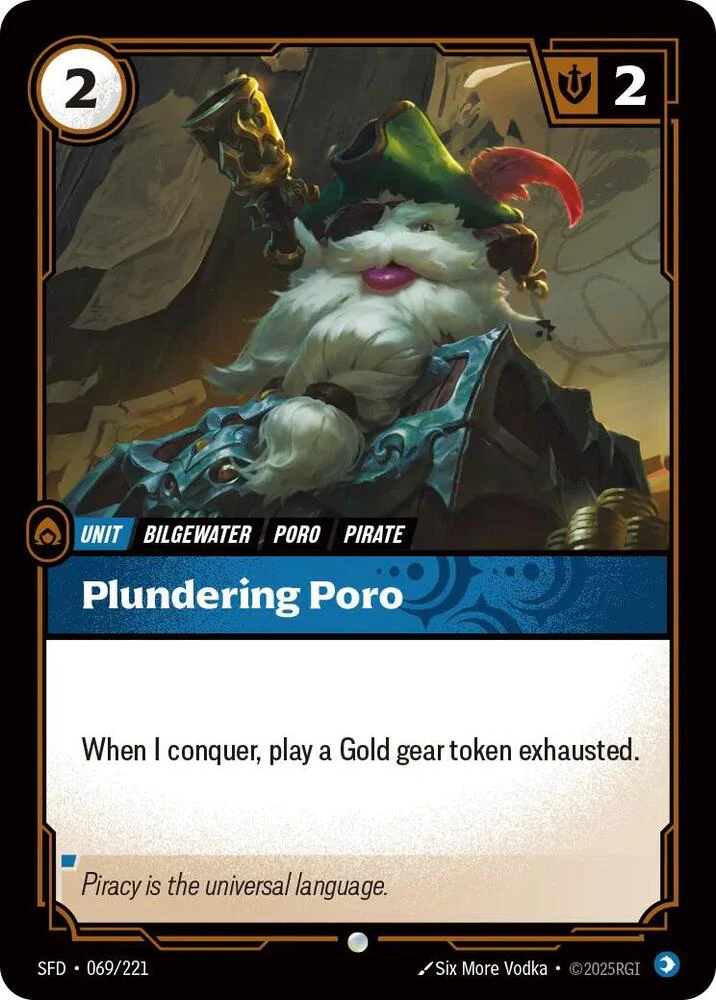 Plundering Poro 69/221 (Spiritforged)  - Foil